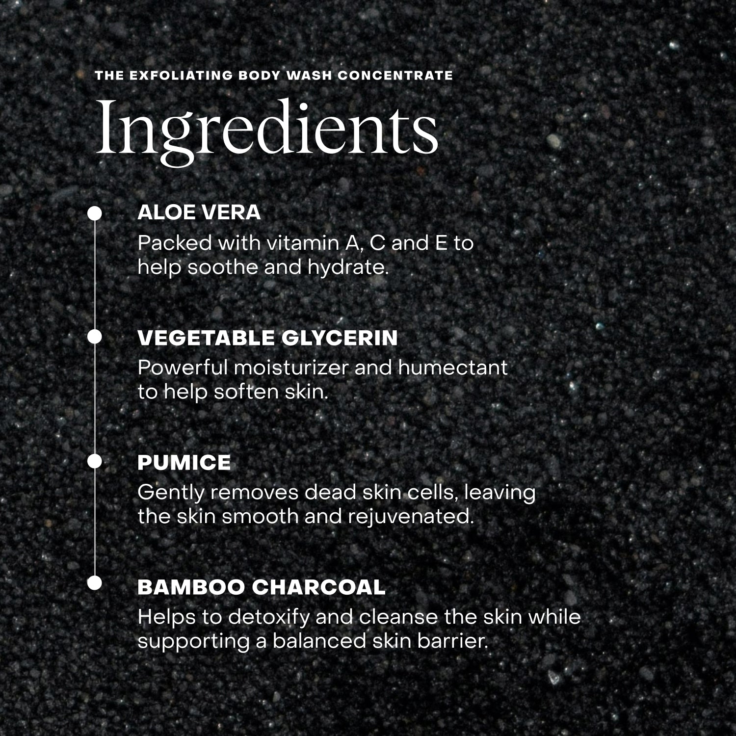 The Exfoliating Body Wash Concentrate