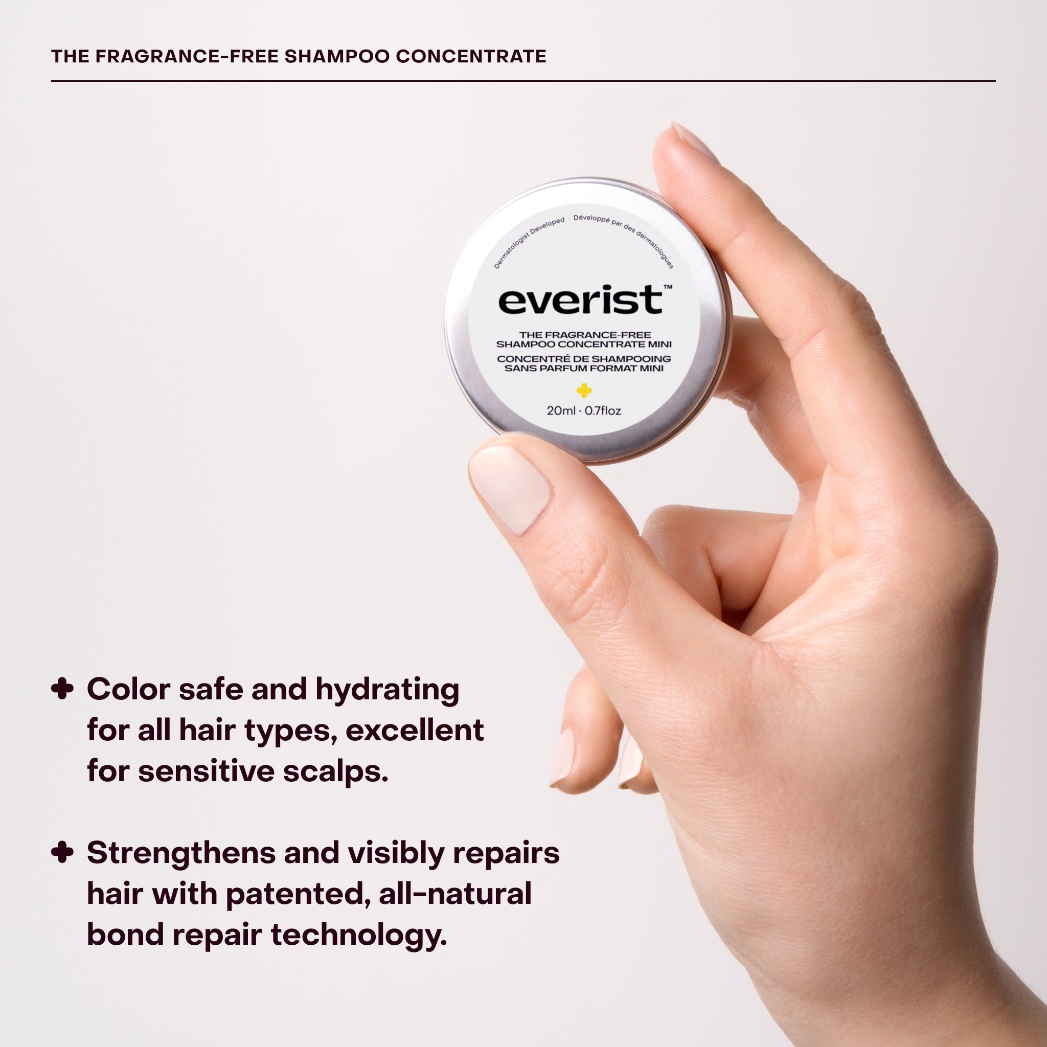 The Fragrance-Free Shampoo Concentrate Mini