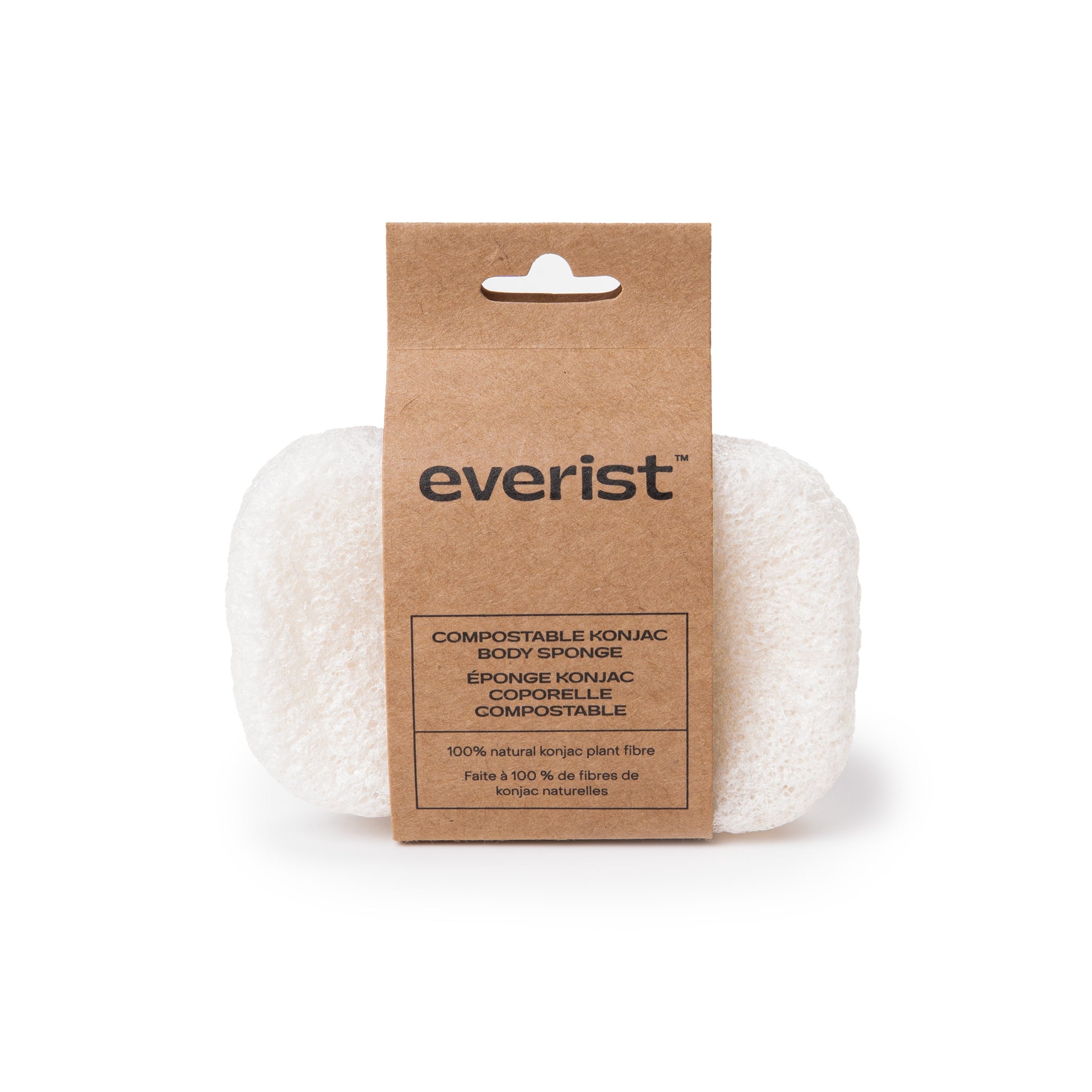 Compostable Konjac Body Sponge