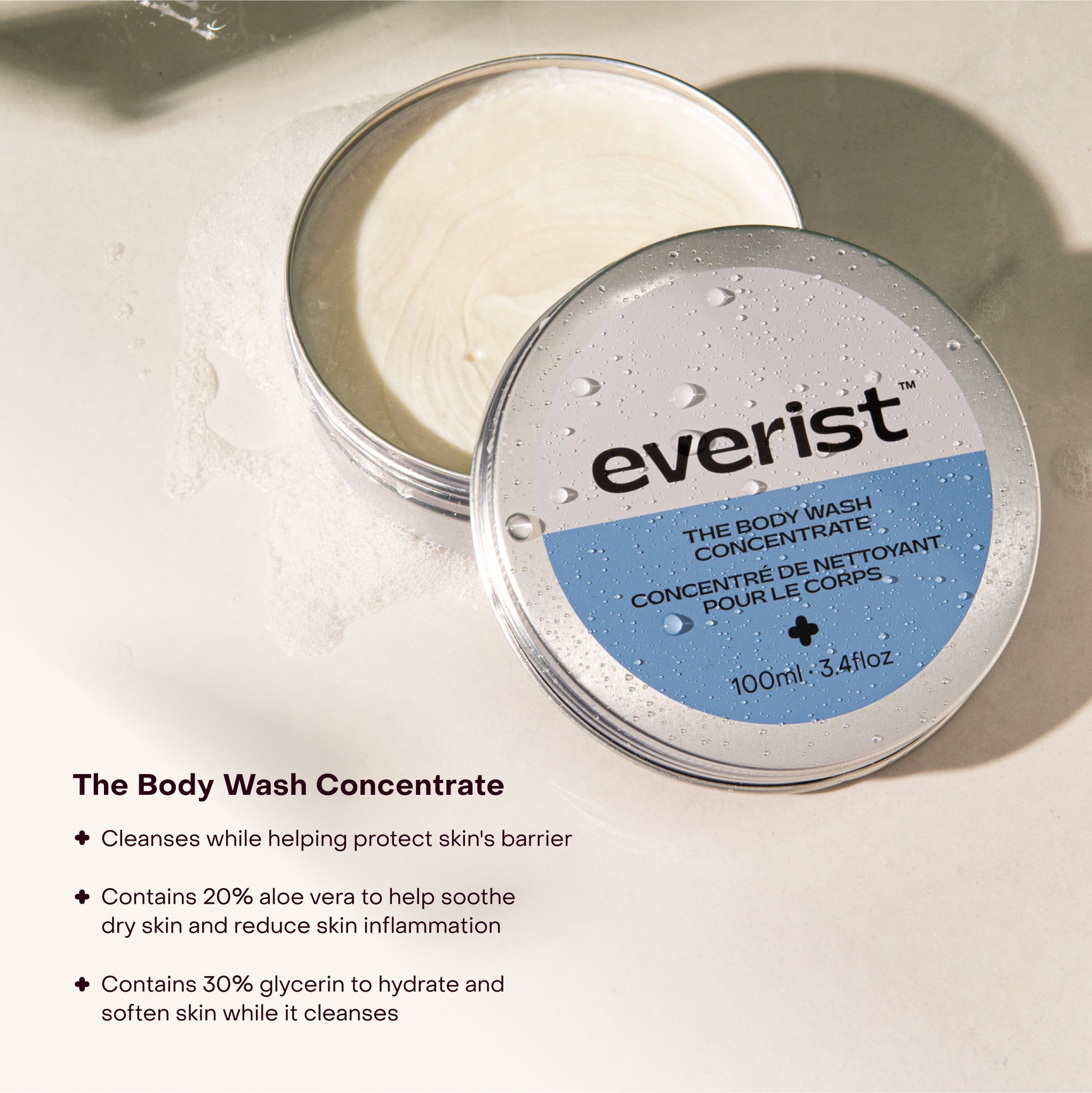 The Body Wash Concentrate Tin