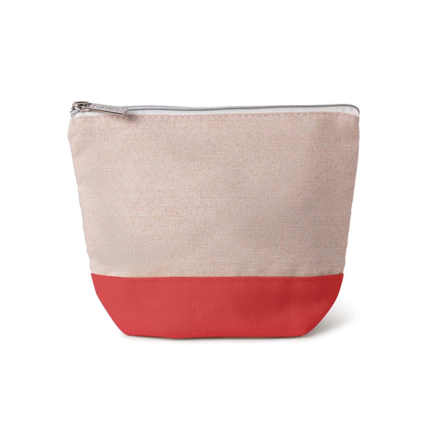 Everist Large Jute Travel Pouch - Red